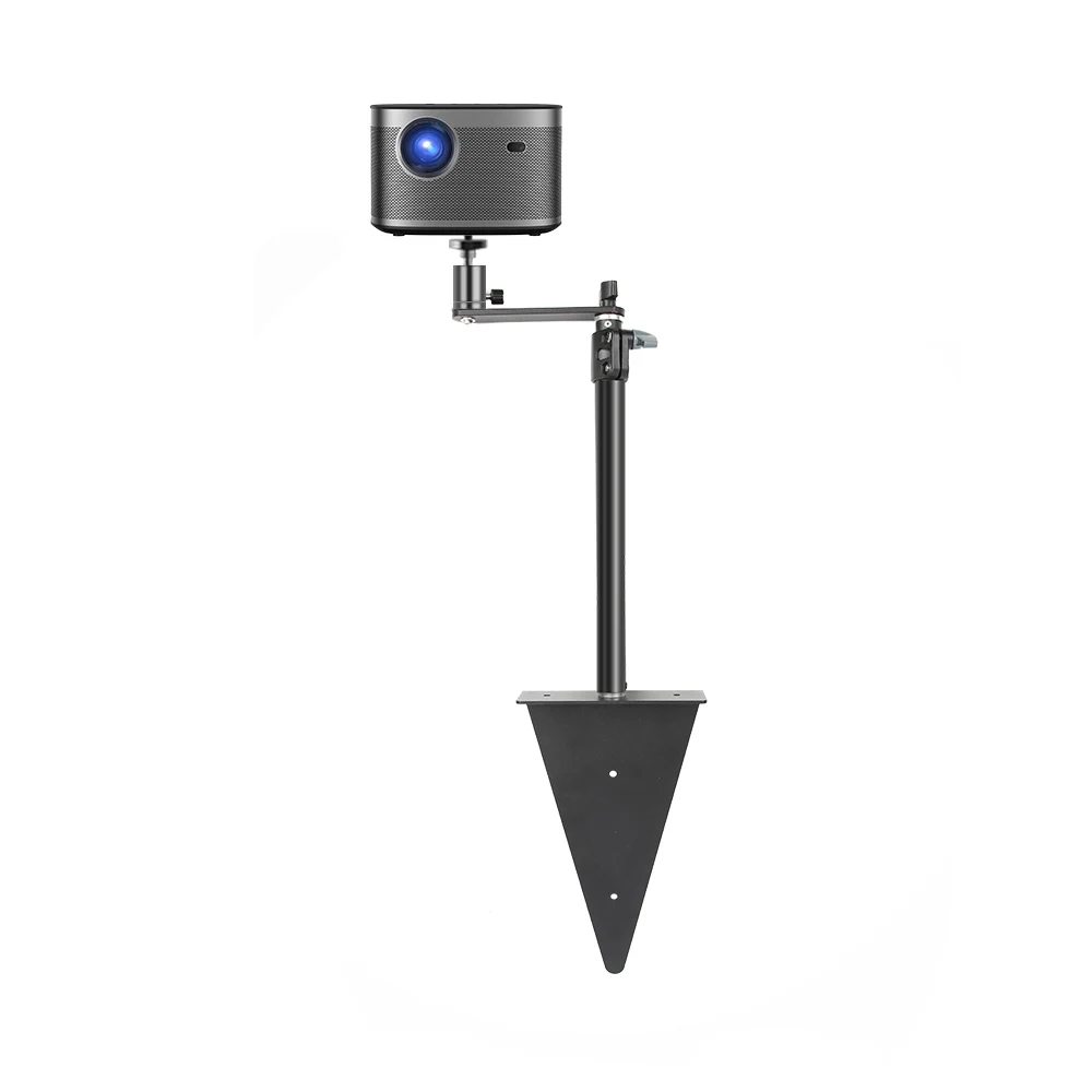 360 Degree PTZ Rotation Projector Stand Holder Tripod Light Clamp Desk with 1/4" Fixture For Ring Light DSLR Camera