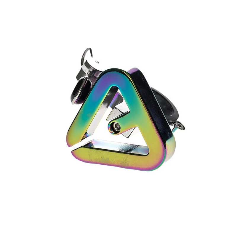 Aluminum Alloy Bicycle Bell with Flexible Mount and Triangle Design
