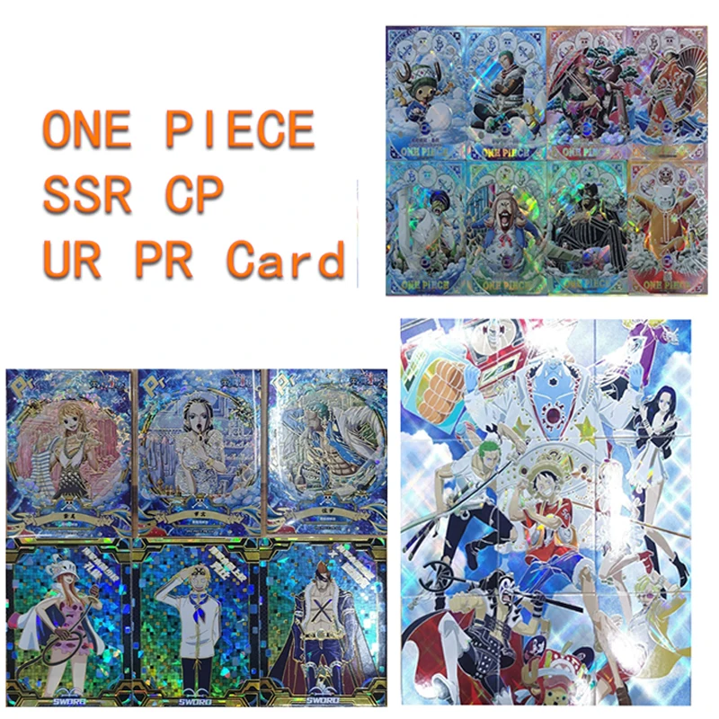One Piece Boa Hancock Monkey D. Rufy Franky Shanks Edward Newgate Ssr Ur Cp Card Giocattoli Per Bambini Collezione Di Giochi Regali Di Compleanno