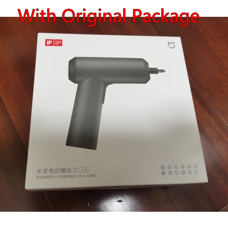 Comprar Destornillador eléctrico Xiaomi Mijia Original, patente  inalámbrica, batería recargable de 2000mAh, torsión de 5N.M, 12 piezas S2  Bits PH H SL