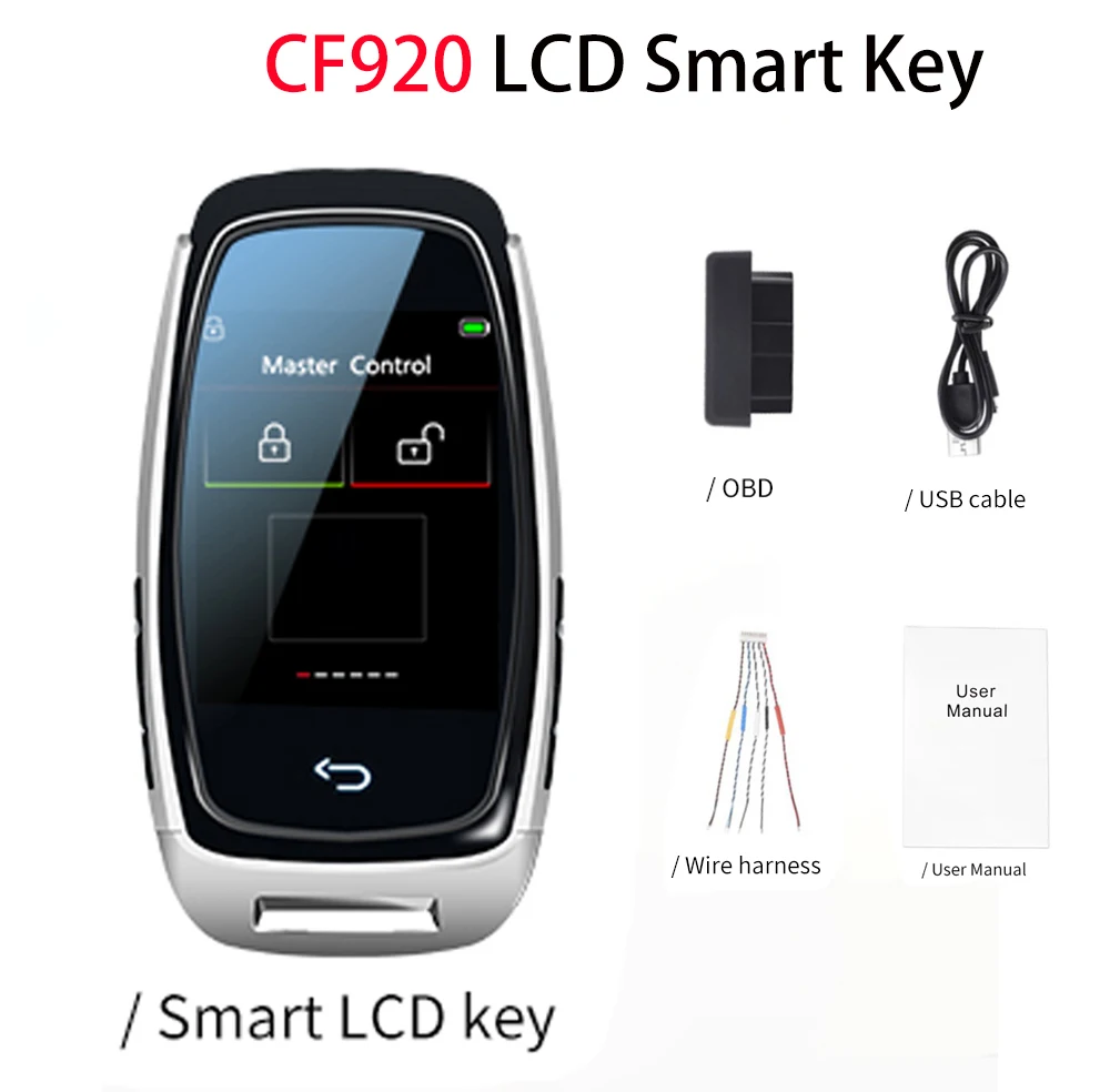 Universal CF920 modificato Smart Key LCD comodo ingresso Keyless Entry Auto lock per BMW per Benz per Toyota coreano/inglese - S3585768c4278464ea2c0d03b17760ffce