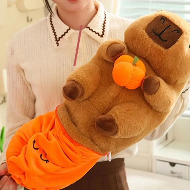 가역 플러시 과일 동물, 봉제 장난감으로 변신, 부드럽고 귀여운 박제 동물, 과일로 변신, 9 인치