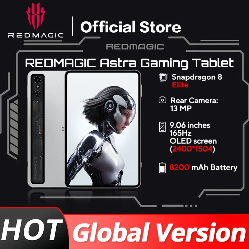 Redmagic Astra ブラック 12/256 RedMagic-Astra-Gaming-Tablet-