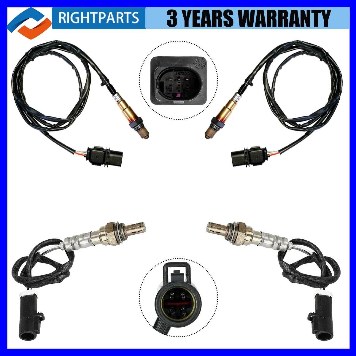 

Set of 4 Lambda Oxygen O2 Sensor For Ford F150 Pickup 4.6L 5.4L 6.2L V8 2009 2010 8F9Z9F472B 8F9Z9F472C 8F9Z9F472D 8F9Z9F472E