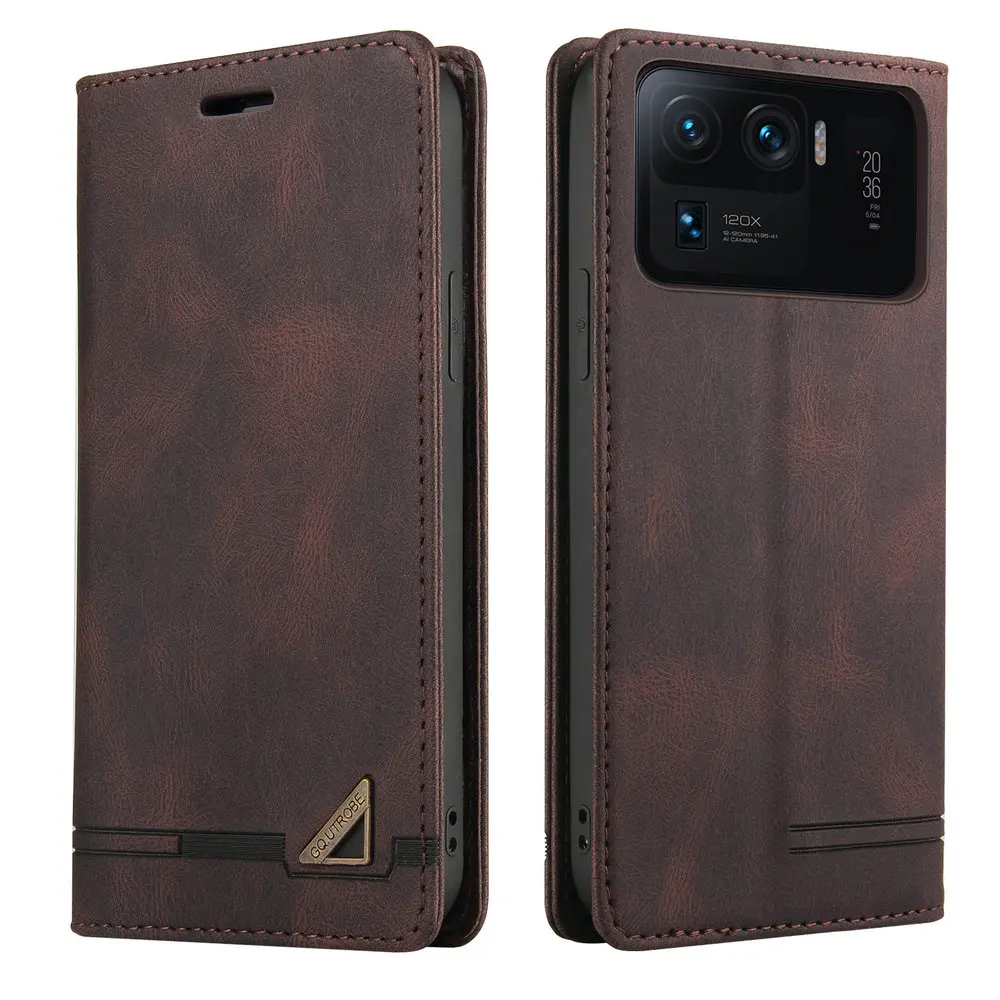 Luxury Leather Shield RFID Blocking 360 Protective Flip Case