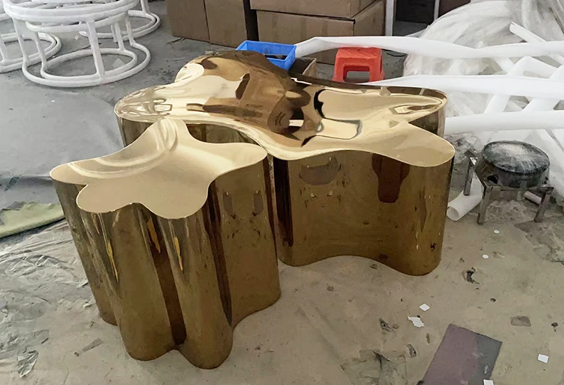 KYRONZA Premium Gold Accent Table - view 4