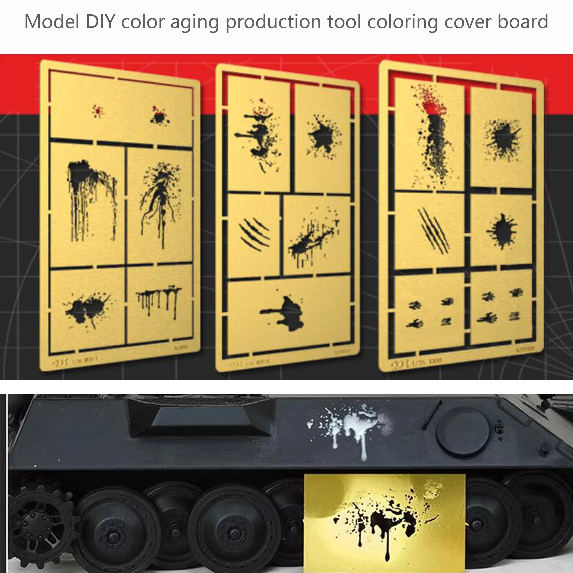 

Модель «сделай сам», инструмент для создания краски, цветная крышка, пропущенная распылительная пластина