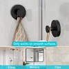 Suction Cup Hooks For Shower, Bathroom, Hanging Towels, Robe, Loofah, Mounting On Glass Shower Doors, Tile, Mirrors, Matte Black 2