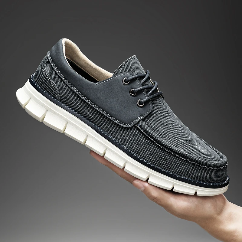 Summer Lightweight Canvas Shoes Men Casual Shoes Breathable Comfortable Size 39-47 Dropshipping 4