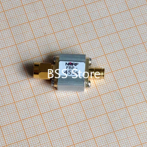 

FBP-455s 455MHz acoustic surface wave band pass filter, bandwidth 5MHz sensor