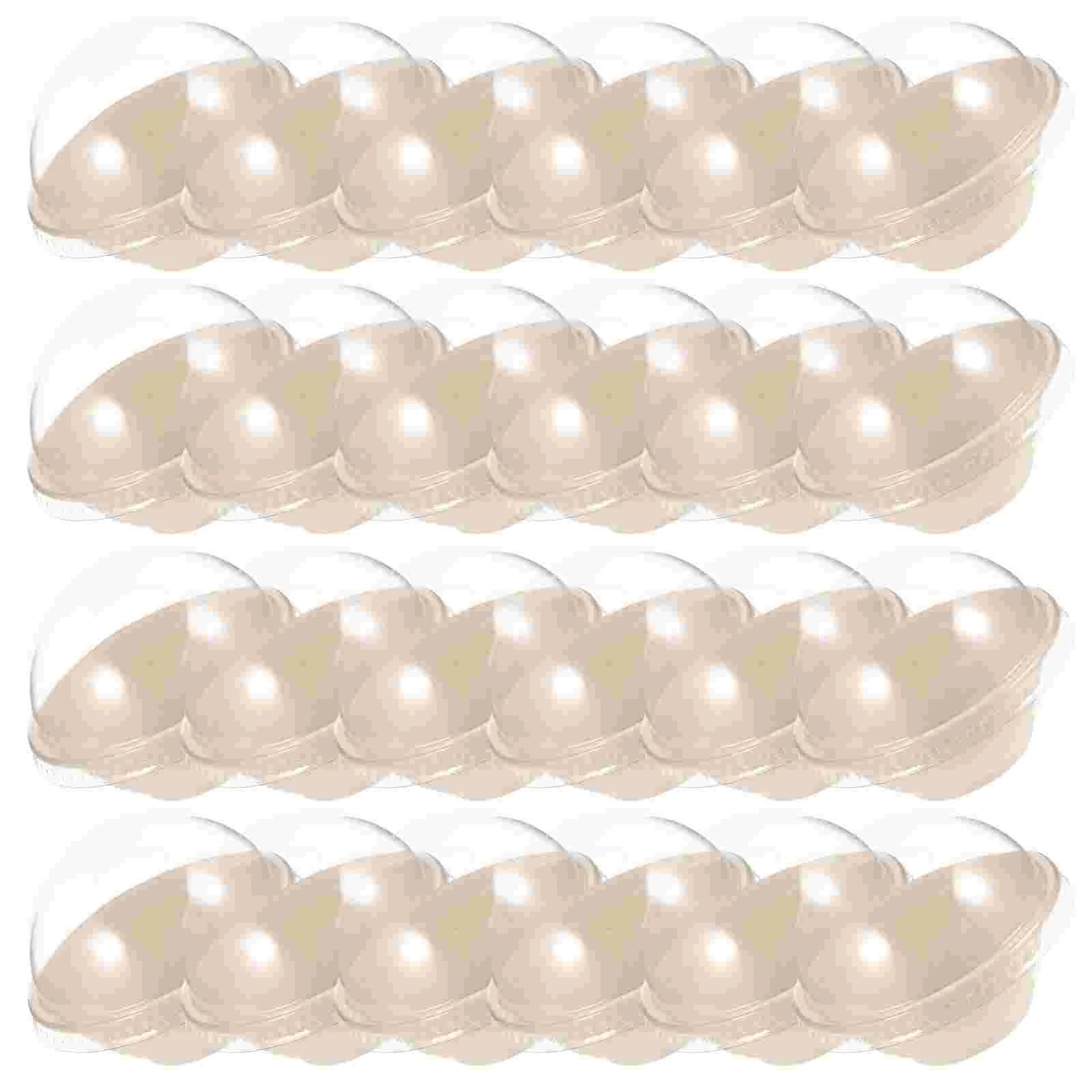 

50 Pcs Paper Cups Disposable Ice Cream Holders Cake Bowls Plastic Party Outdoor