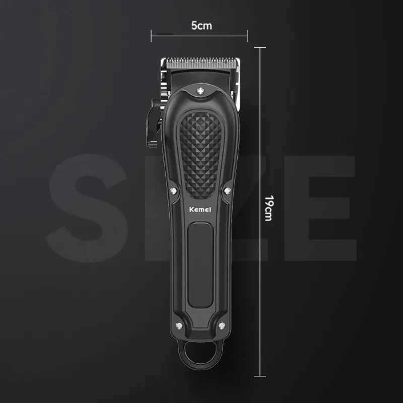 Barber Blading Hair Cutting Machine Clipper Kemei KM-1071Grooming Cordless Rechargeable Professional Shaver Clippers 5