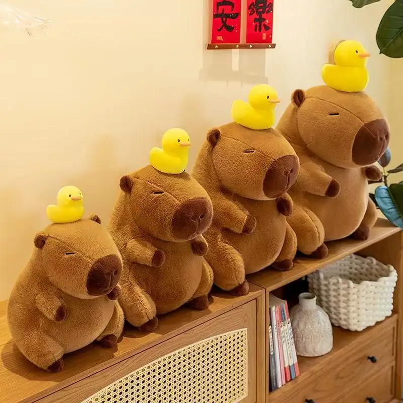 Capybara Plush Simulation Capibara Anime Fluffty Toy Cute Doll Stuffed Animals Soft Doll Plush Children Christmas Gift