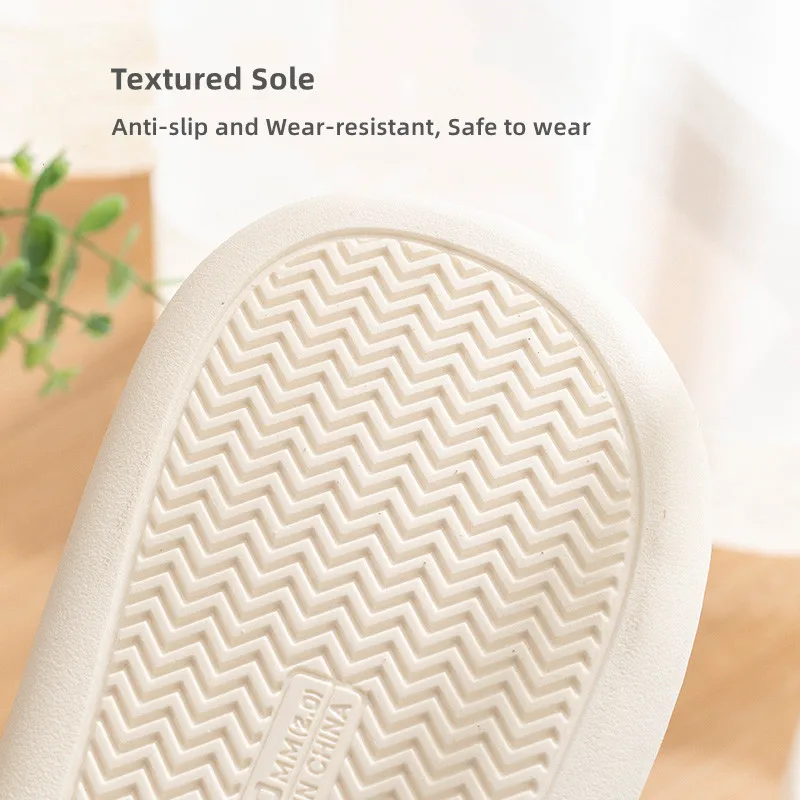 Breathable Open Toe Slippers - Non-Slip Indoor Slides for Men and Women