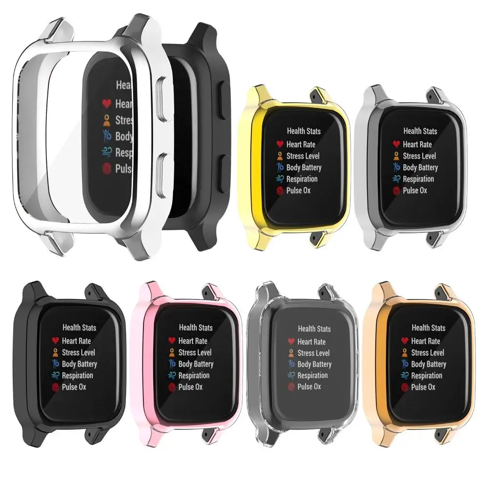 

Защитная задняя крышка для смарт-часов Garmin CAME SQ, мягкая крышка из ТПУ, защитная крышка для экрана для смарт-часов