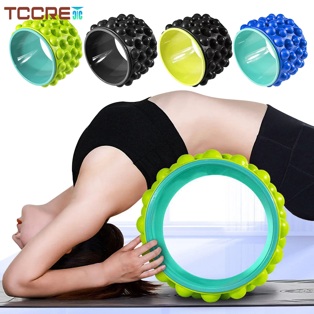 Back Roller Massager Back Stretcher & Cracker for Back Pain Relif Premium Foam Roller Back Massage Yoga Wheel Fitness Exercise 5 speed body building electric fitness yoga vibrating muscles massage foam roller yoga products