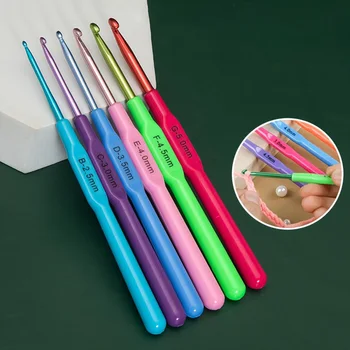 6Pcs Wool Crochet Hook 1