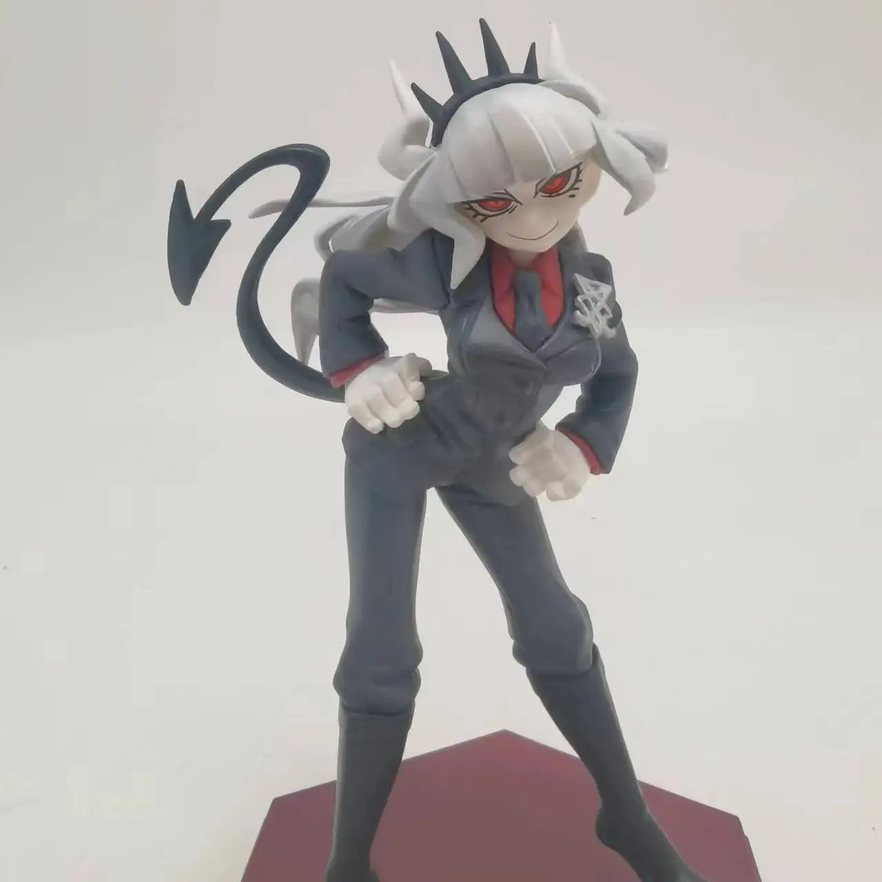 

Anime Helltaker Lucifer The CEO of Hell girl Figure Model Toys Christmas Gift 18cm