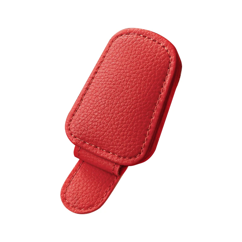 Sunglasses Clip Sunglasses Holder Glasses Holder Eyeglass Holder Eyeglasses Storage Holder Rubber Glasses Holder 1Pc Sunglasses Holder Car Sunshades Magnetic Leather Sunglasses Clip Ticket Clip Car Sunshade Accessory