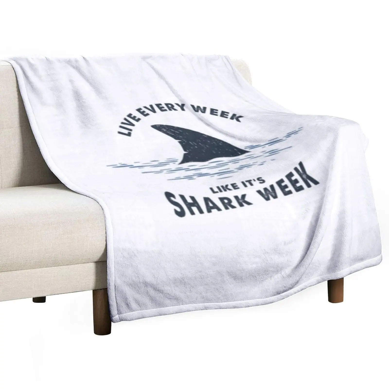 

Live every week like it's shark week. Throw Blanket Plaid Giant Sofa Blanket fluffy blanket