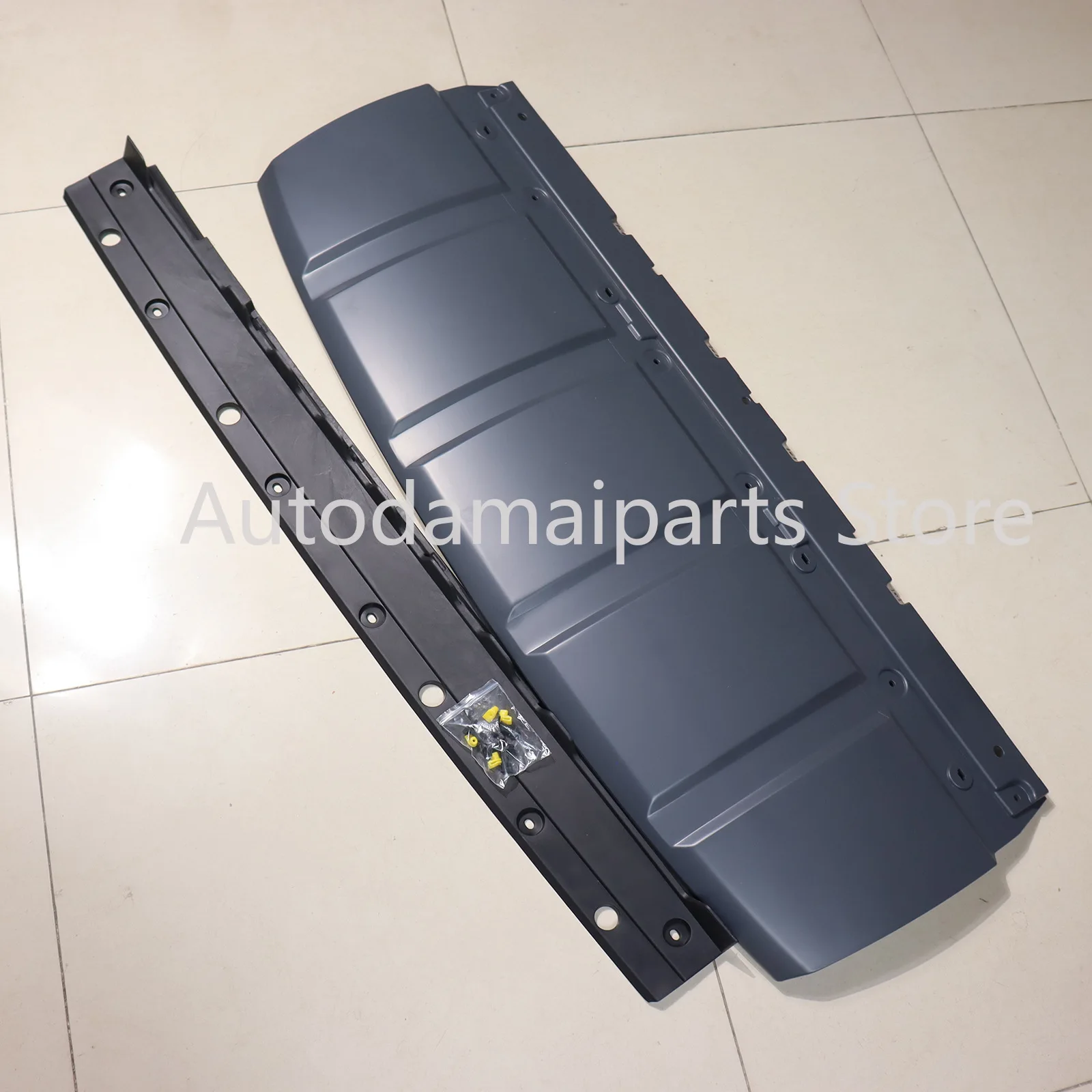 Front Bumper Anti Skid Plate For Land Rover LR117512 2018 Car Exterior  Lower Spoiler Trailing Kit Tow Hook Towing Hauling Cover