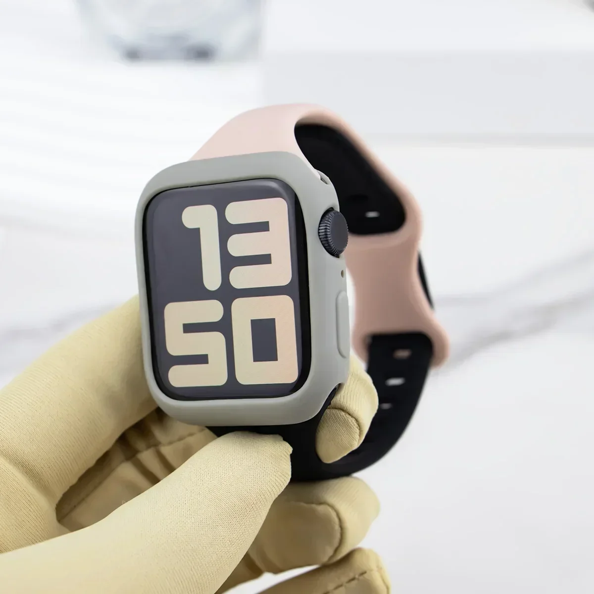 Candy Case and Strap Set for Apple Watch - Nylon/Silicone Correa Strap