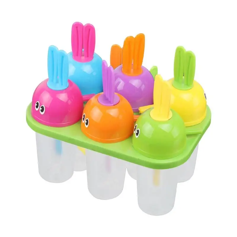 

Sicle Molds For Kids Easy Release Ice Sicle Mould 6-Cavity Non-stick Ice Maker For DIY Ice Cream Homemade Ice Reusable Tools