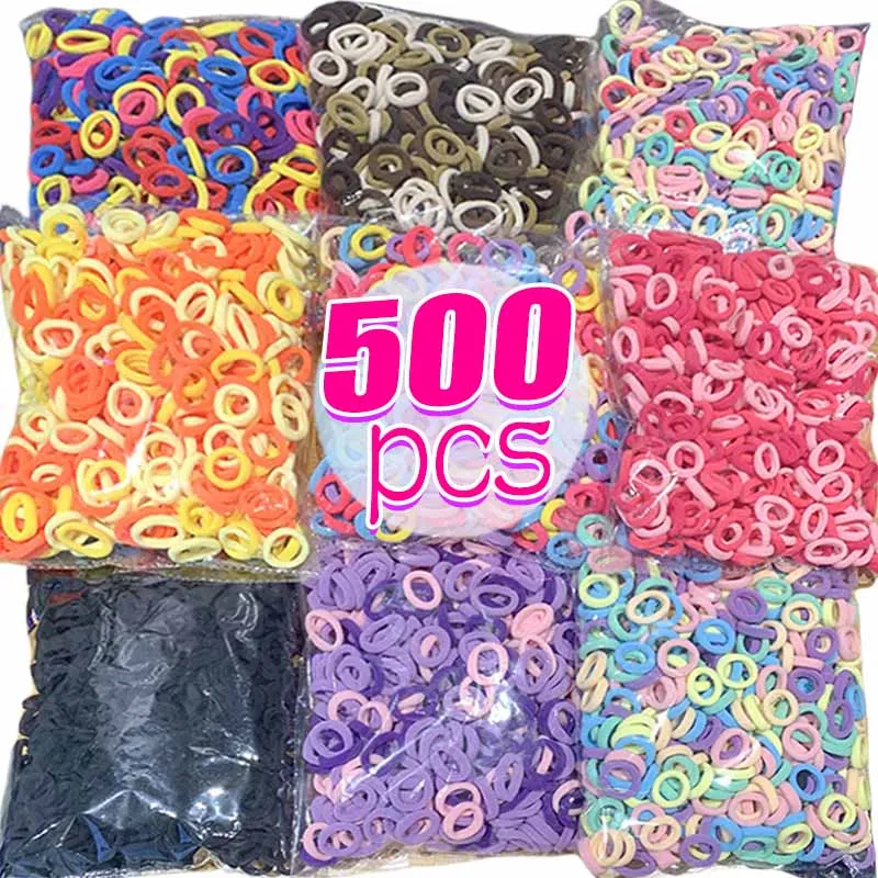 6 Bandeaux élastiques Bébé Fille - Nylon Doux à Nœud, Ajustables De 0 à 5 Ans, Pour Photos Et Occasions