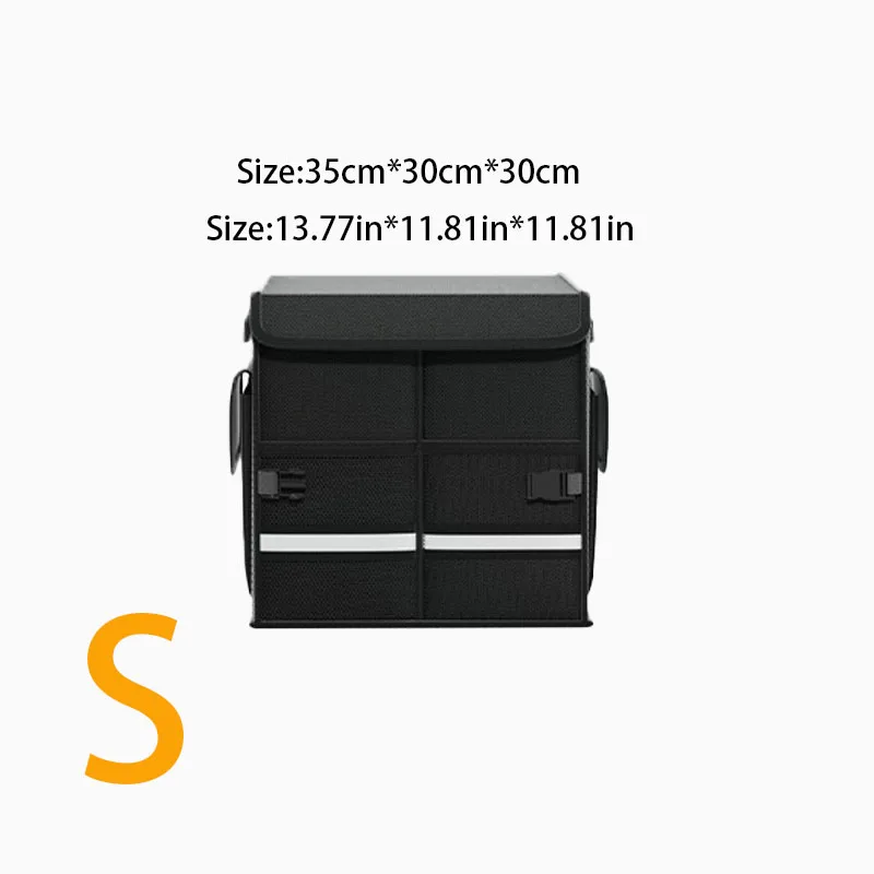 Enhanced Car Organizer: Foldable Oxford Cloth Storage Box for Glove Compartment and Trunk