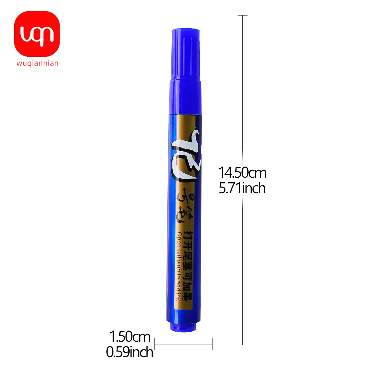 WQN-2/5PCS 삼색 유성 마커, 돌, 플라스틱, 유리 등에 사용 가능, 빠른 건조 및 방수 학교 및 사무용품