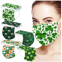 Adult St. Patrick'S Day Three Layer Protective Breathable Mask маска для лица Mascarillas  Desechables Disposable Masks 1