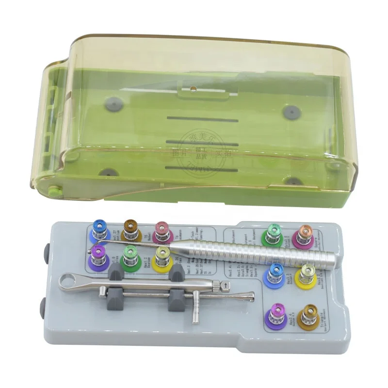 

Universal den tal imp lant Prosthetic Kit 10-50NCM Abutment Driver Hand Torque Ratchet den tal Surgical Repair Tool