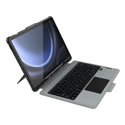 Magic Backlight Keyboard Smart Tablet Cover for Tab S7 Plus 12.4inch (Black with backlight)