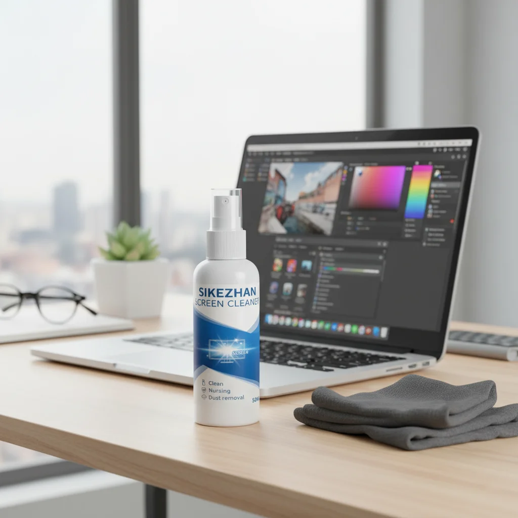 Streak-Free Anti-Static Screen Cleaning Spray for Fingerprints & Dust Removal