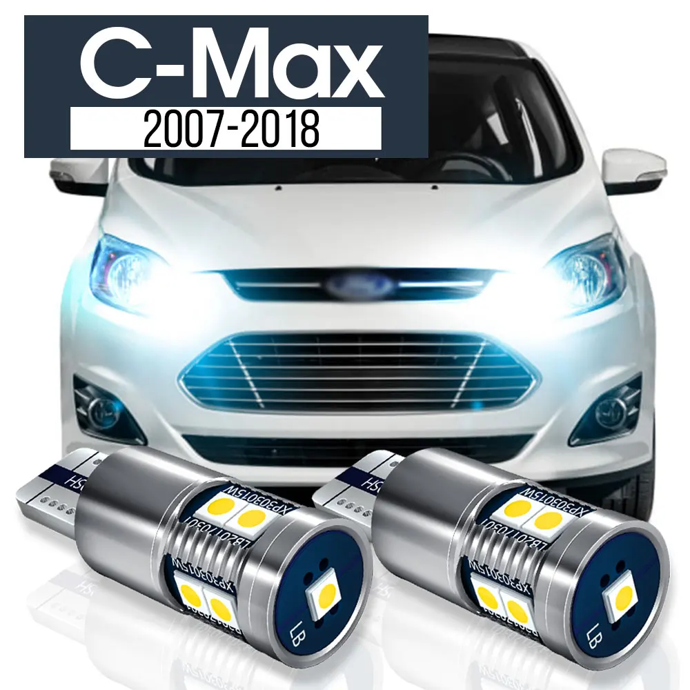 Luz LED de estacionamiento para Ford c-max C Max, accesorios de lámpara de liquidación Canbus, 2 piezas, 2007, 2018, 2008, 2009, 2010, 2011, 2012, 2013, 2014, 2015