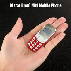 L8star Bm10  Mini Mobile Phone Dual Sim Card With Mp3 Player FM Unlocked Cellphone Voice Change Dialing Phone Wireless Headset