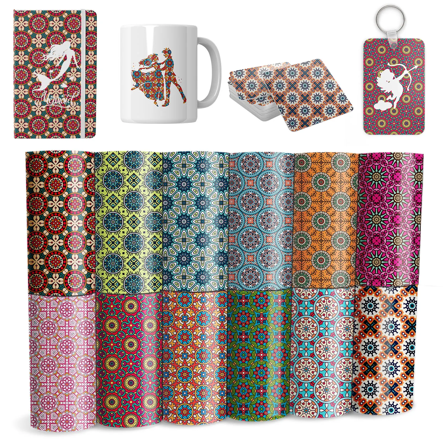 Lucky Goddness Datura Flower Inchiostro Di Trasferimento Fusibile 1 Pz 12X12 "Carta Di Trasferimento A Sublimazione Cricut Mug Press Transfer Per T-Sh