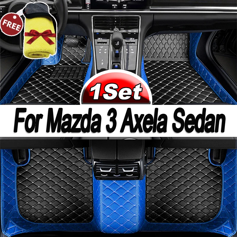 

Car Floor Mats For Mazda 3 Axela Sedan 2022 2021 2020 Carpets Parts Protector Auto Interior Accessories Rugs Foot Pads Covers