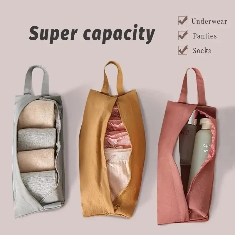 Portable Socks and Underwear Storage Bag – High-Capacity Folding Travel Organizer for Clothes, Hand Wash, and Makeup Essentials Bags & Storage Items Beach bags