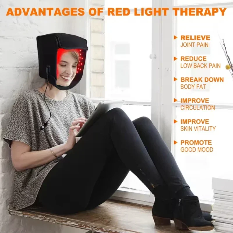 Red Light Therapy Hat with 180 Lamp Beads Laser Hair Growth Cap Professional Cap for Greasy Scalp Hair Care