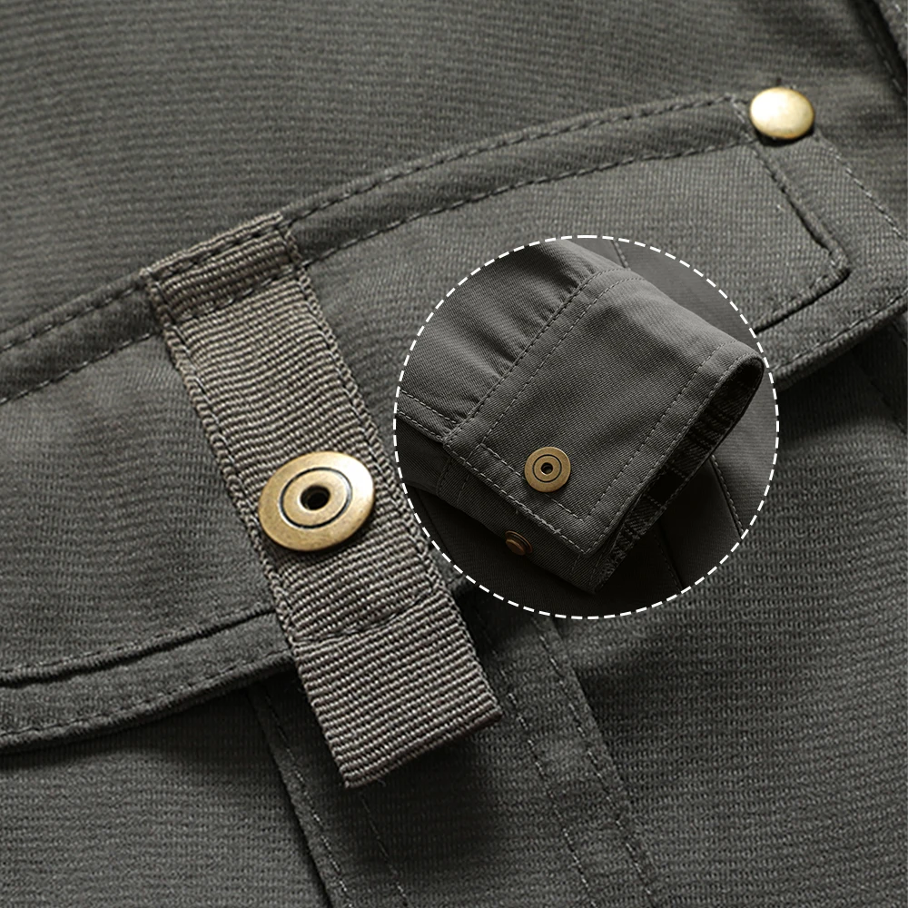 Men's Jackets Spring Flannel Lined Shirt Coat Shacket Casual Snap Button Overshirt Western Cowboy Style High Quality Top US Size 5