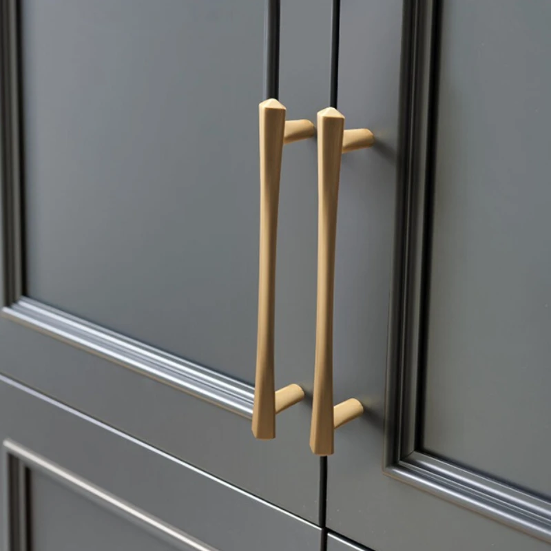 خزانة ذهبية تسحب خزانة ملابس من سبائك الزنك/مقابض...