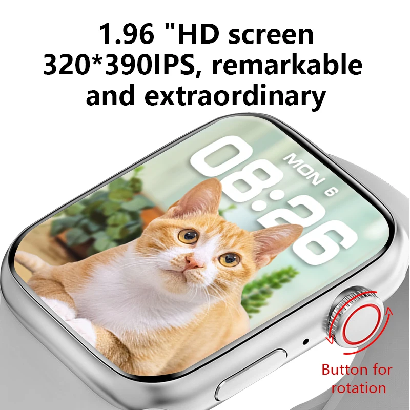 LEMFO WS88 Ʈ ġ ø 8 Ʈ ġ, 2023  ȭ, NFC Ʈ ġ,  , IP67  , 