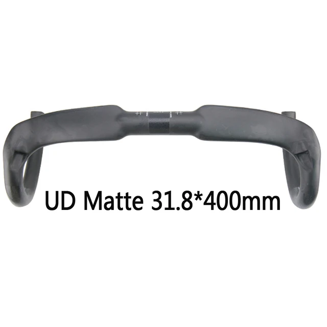 アルファパスカ 31.8 ロードバイク カーボンハンドルバー ドロップカーボン エアロドロップハンドルUDつや消し 400mm アルファパスカ 31.8 ロードバイク カーボンハンドルバー ドロップ