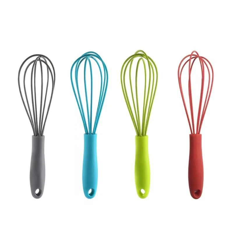

Mini Silicone Eggs Beater Durable Handheld Whisk Cream Foam Maker Non Slip Eggs Blender Silicone Eggs Whiskers Portable