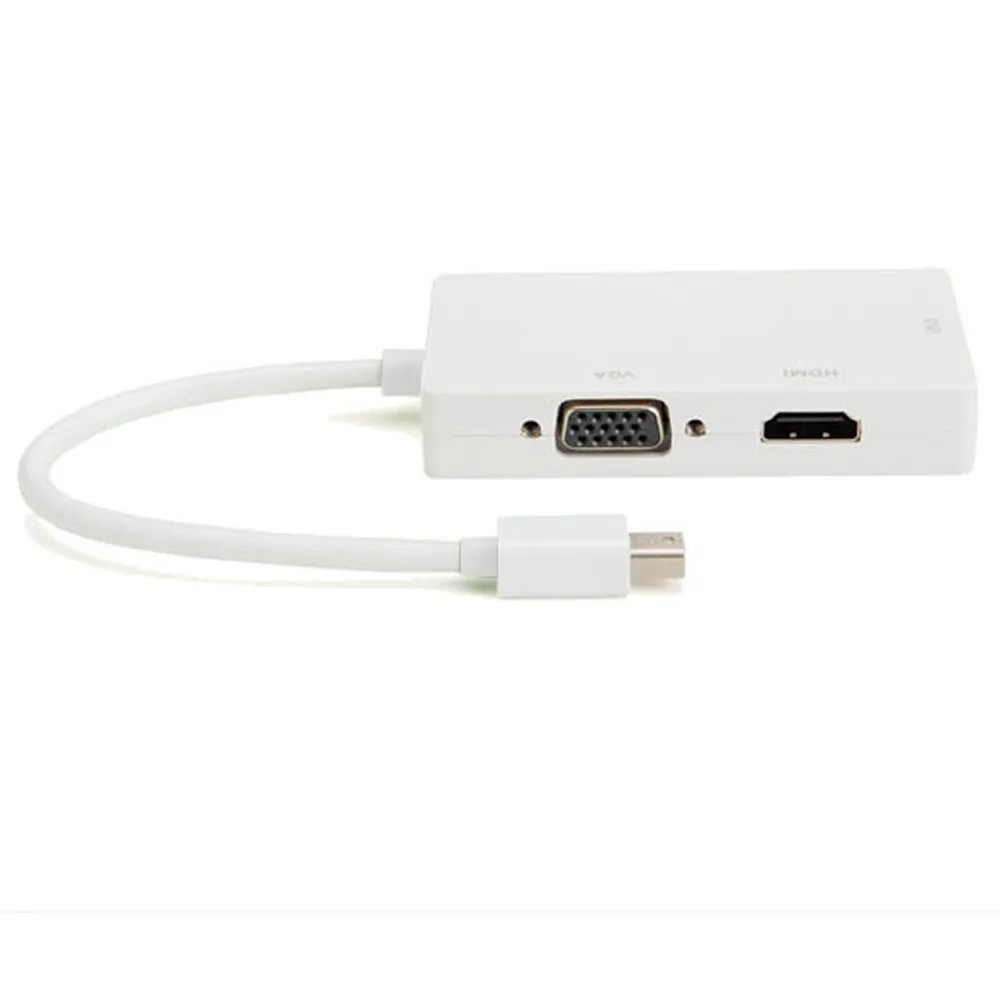 Mini puerto de pantalla Thunderbolt 3 en 1, Cable adaptador DP a HDMI