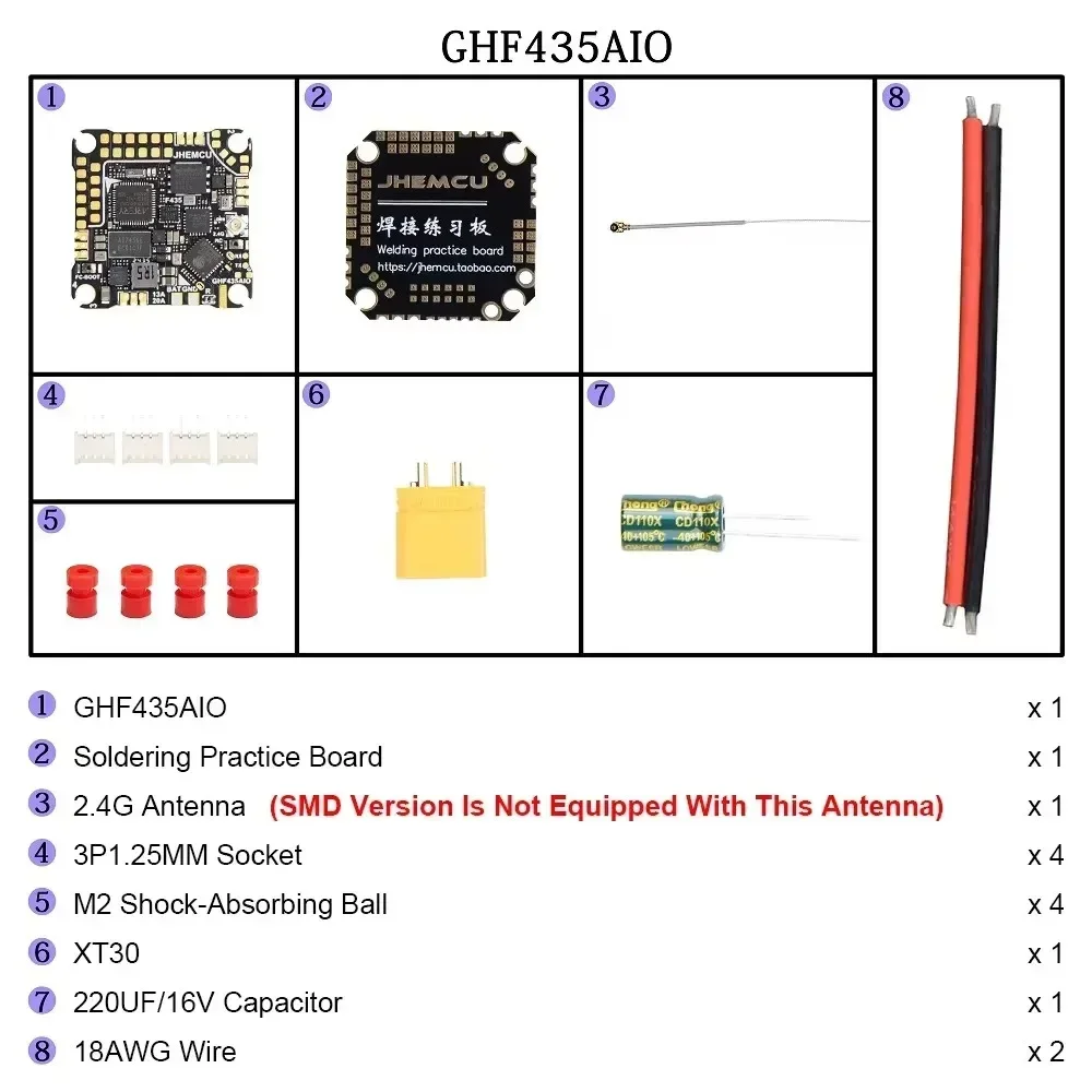 รูปสินค้า ชุดควบคุมโดรน FPV 20A พร้อม ELRS 2.4G