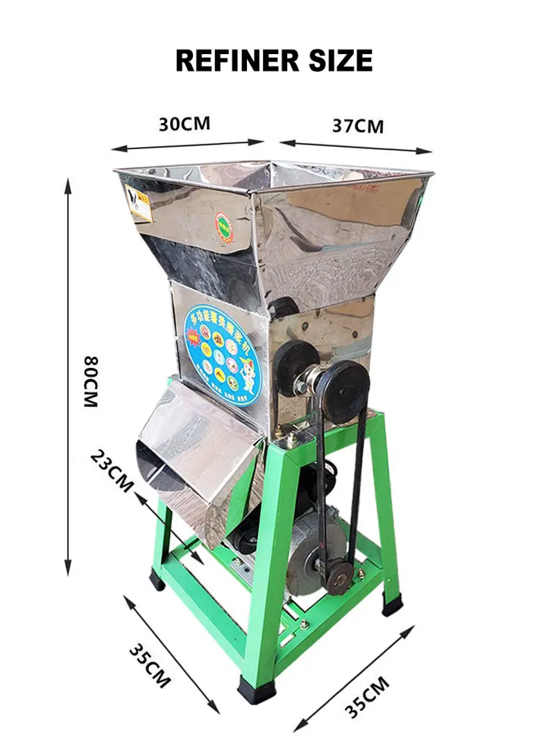 Alimentação, Taro Amido Molhado, Refinador De Polpa,