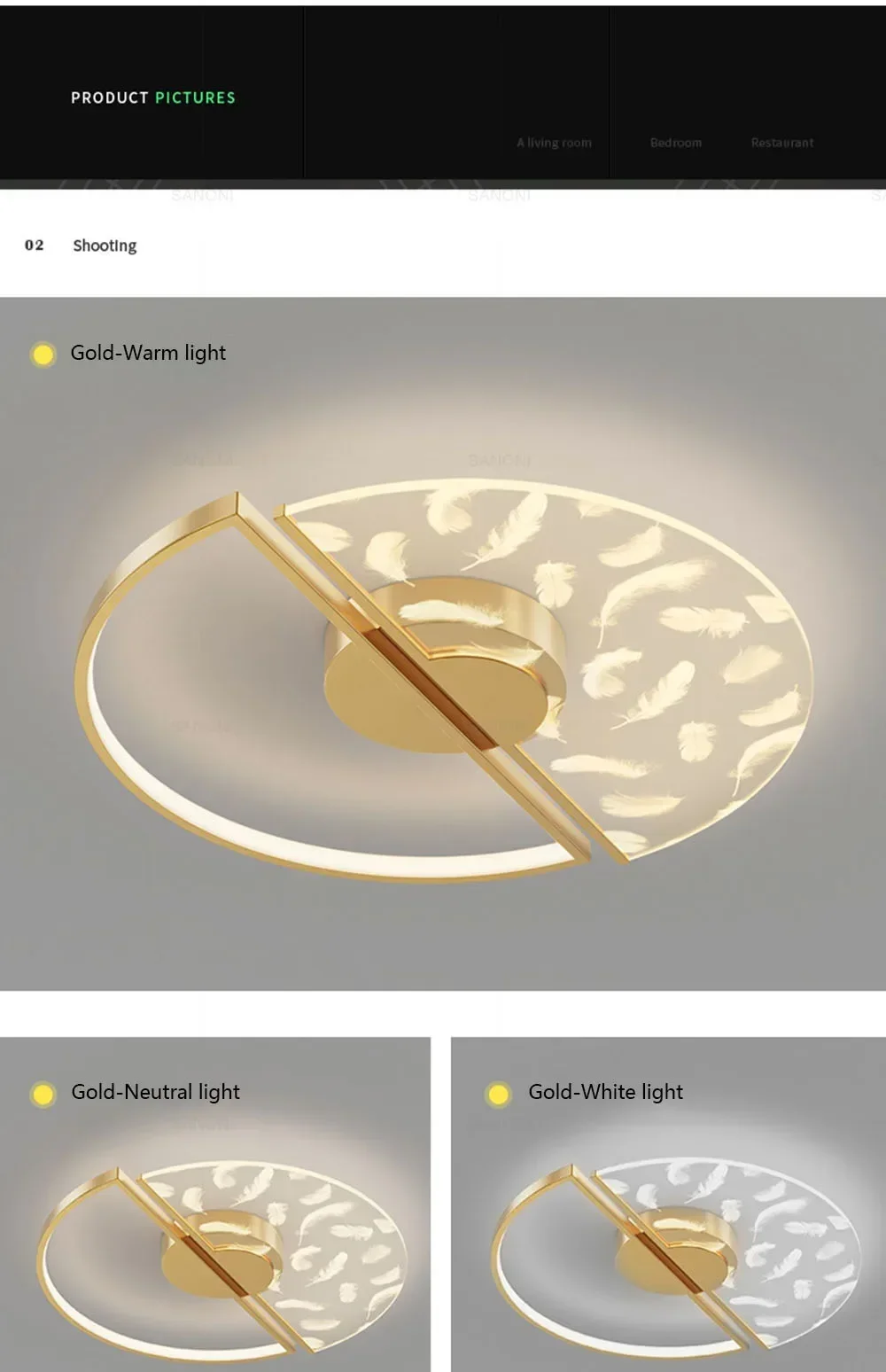 Living Room Ceiling Lamp