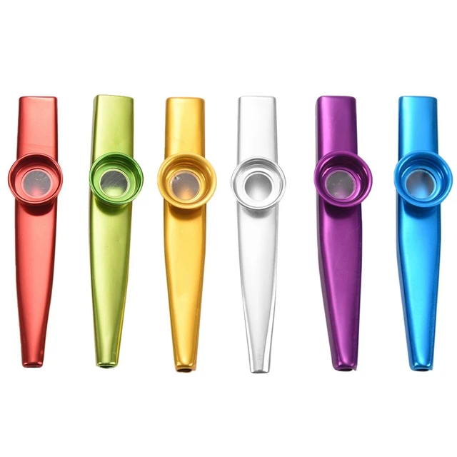 Colorful Metal Kazoo - Great for Campfires